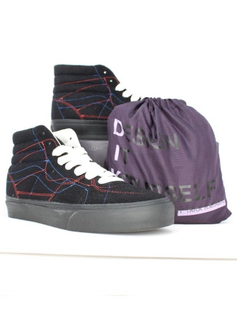 VANS X TAKA HAYASHI VAULT SK8 HI LX DIY MENS SKATEBOARDING SHOE
